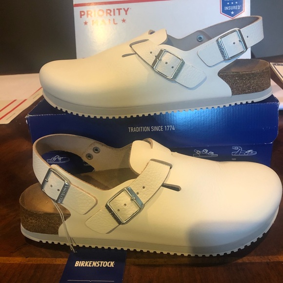 Birkenstock Tokio white leather 6n new - Picture 1 of 5